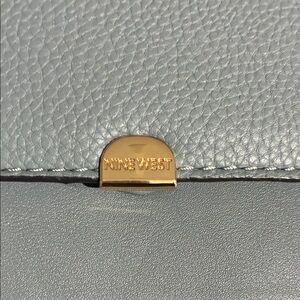 Nine West Pebbled Leather Bag with Gold Accent